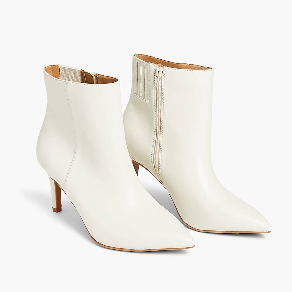 New! Lane Bryant Faux Leather Dream Cloud Stiletto Ankle Boots